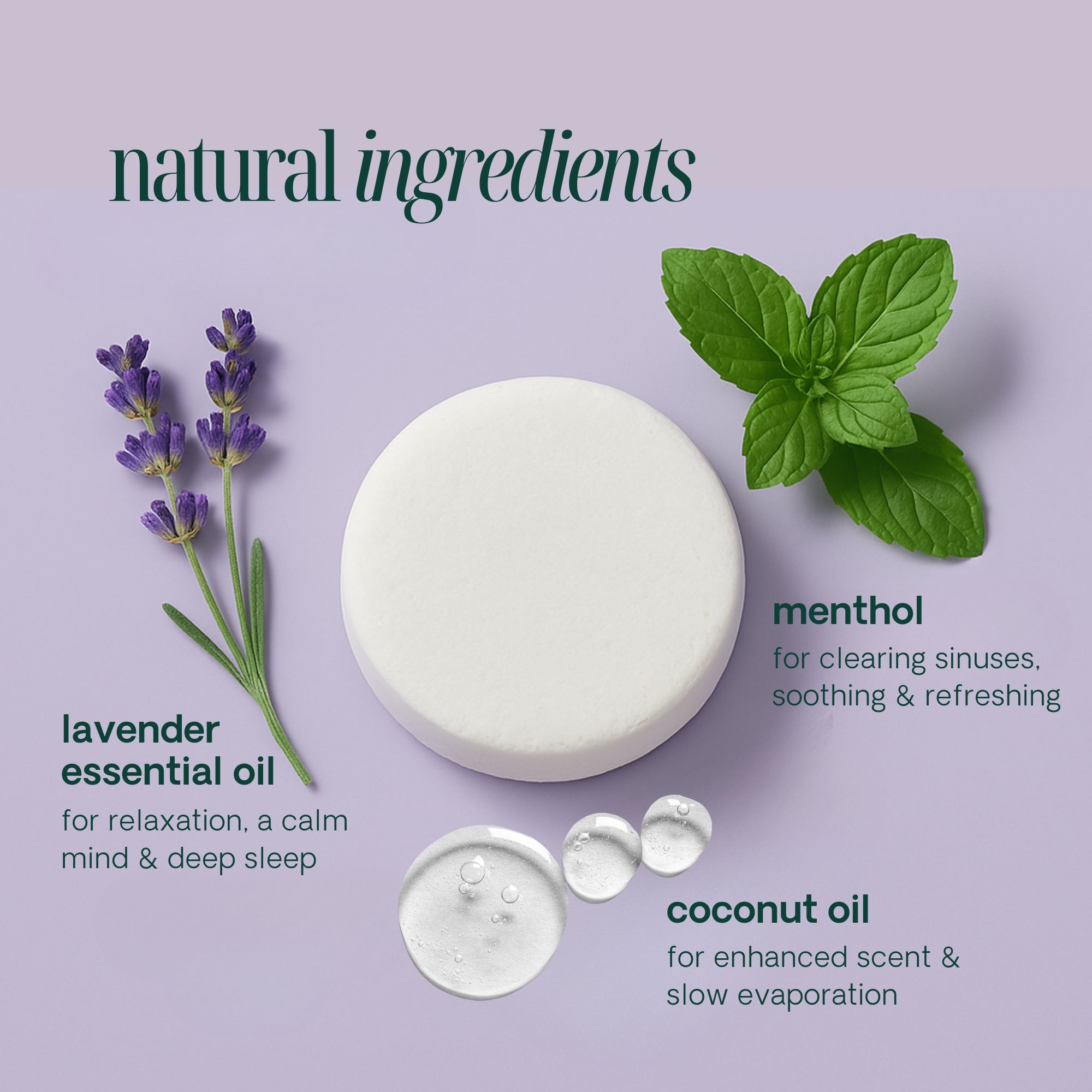 Lavender Natural Essential Oil Shower Steamers - 10 Pack