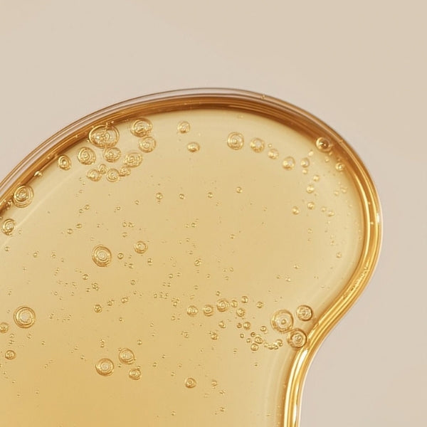 Close-up of a lipid rich botanical oils used in Spa For One's Sonoma Sunset body oil